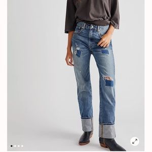 Free People Denimist Sophie Cuffed Jeans